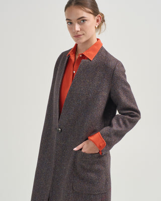 herringbone wool coat