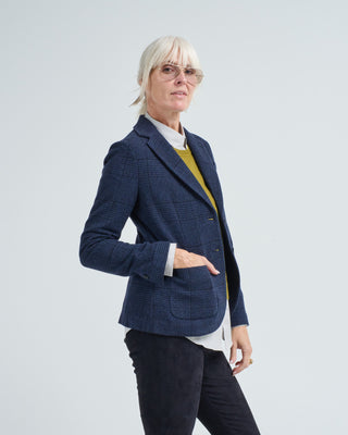 slim short prince of wales jacket