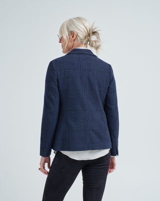 slim short prince of wales jacket