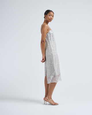 slip dress rachel embroidered