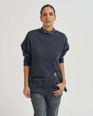 split sweatshirt