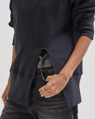 split sweatshirt