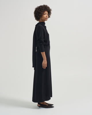 slouch waist scarf dress