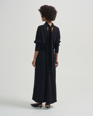 slouch waist scarf dress