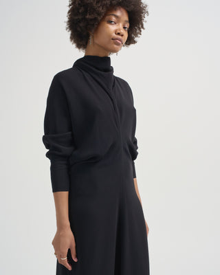 slouch waist scarf dress