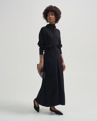 slouch waist scarf dress