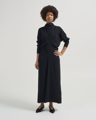 slouch waist scarf dress