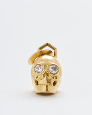 small diamond skull charm