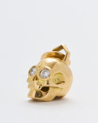 small diamond skull charm