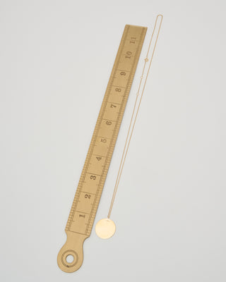 small gold disc necklace