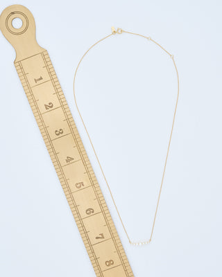 small graduated diamond necklace