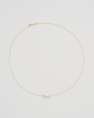 small love script necklace