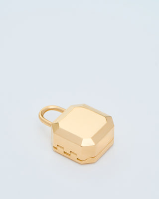 small solid gold padlocket