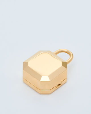 small solid gold padlocket