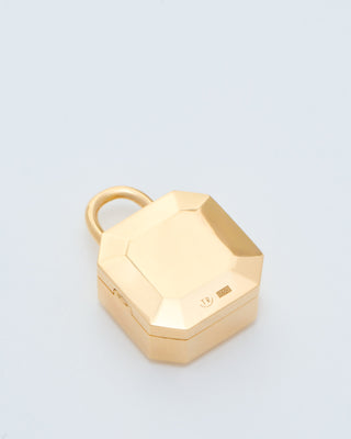 small solid gold padlocket