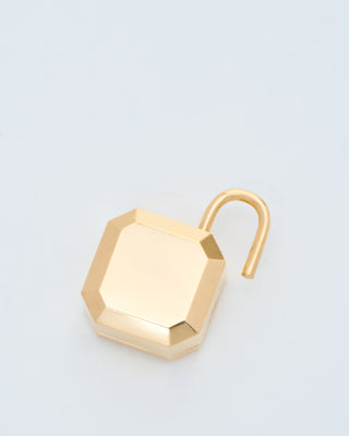 small solid gold padlocket