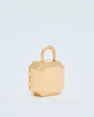 small solid gold padlocket