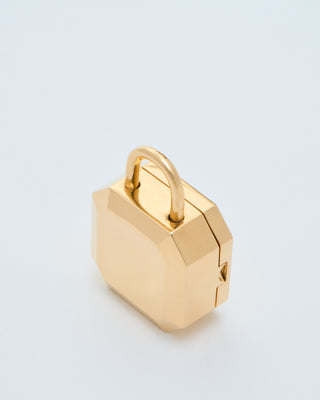small solid gold padlocket