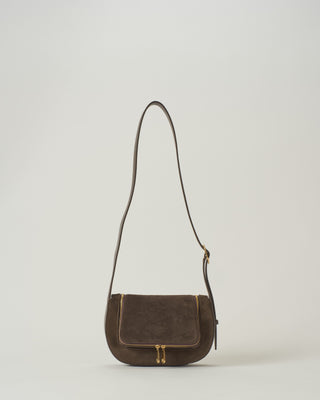 small vere crossbody in suede with silky calf