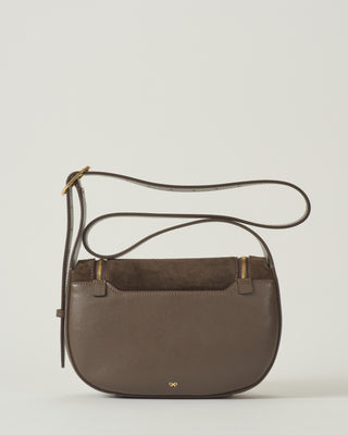 small vere crossbody in suede with silky calf