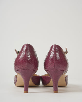 snake heel with t-strap