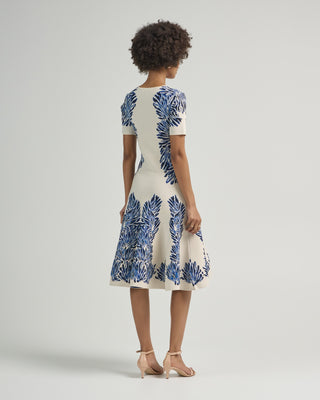 sofie jacquard knit dress