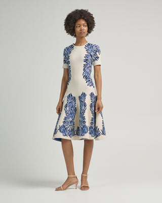 sofie jacquard knit dress