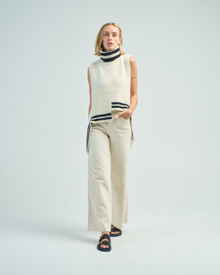 soft lambswool sporty turtleneck dicky sweater