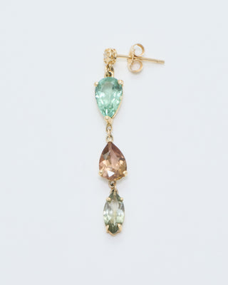 sophia diamond and gemstone drop earring
