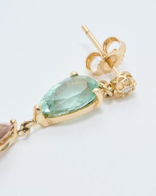 sophia diamond and gemstone drop earring