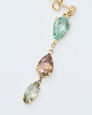 sophia diamond and gemstone drop earring