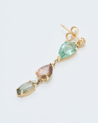 sophia diamond and gemstone drop earring