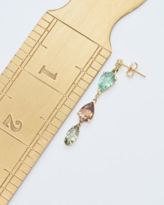 sophia diamond and gemstone drop earring