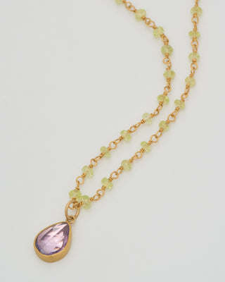 spun sugar pendant necklace