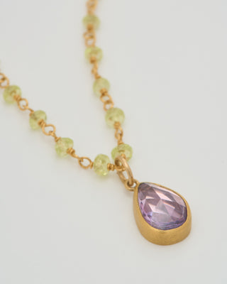 spun sugar pendant necklace