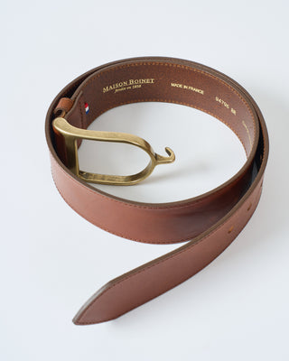 spur buckle pebbled leather belt