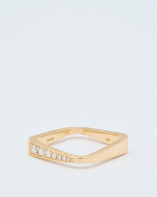 square ring in single side progression