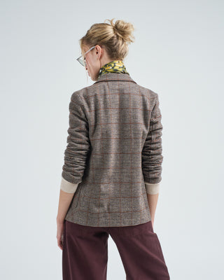 stand up collar blazer