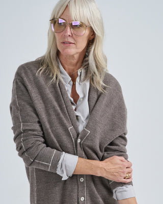 stitch button cardigan