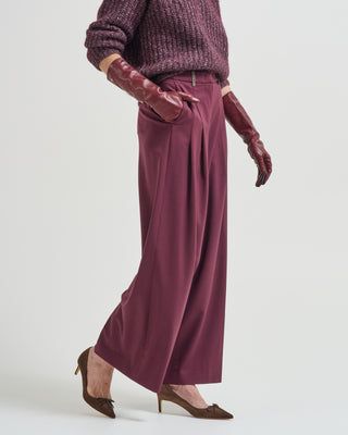 stretch wool gabardine pant