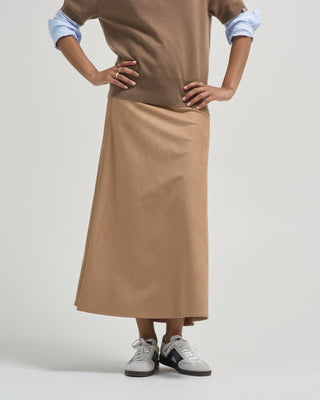 suede effect skirt
