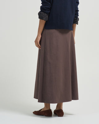 suede effect skirt