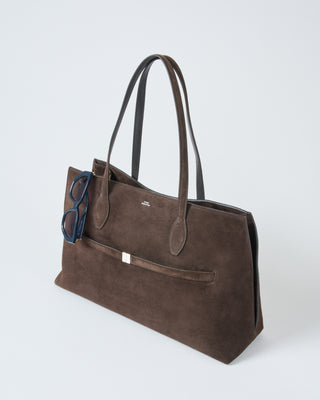 suede lounge tote