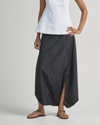 summer nylon flat front jalousie skirt