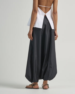 summer nylon flat front jalousie skirt