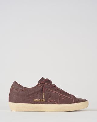 super star leather upper star and heel sneaker