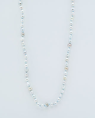 tahitian and akoya string of pearl necklace