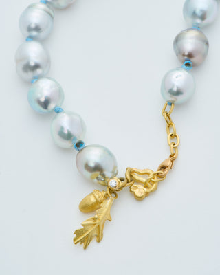 tahitian and akoya string of pearl necklace