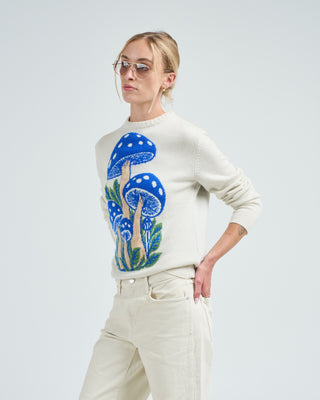 talking mushroom crew blue colorway