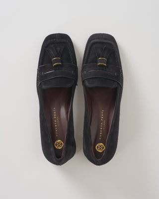 tate square toe pump with tassel